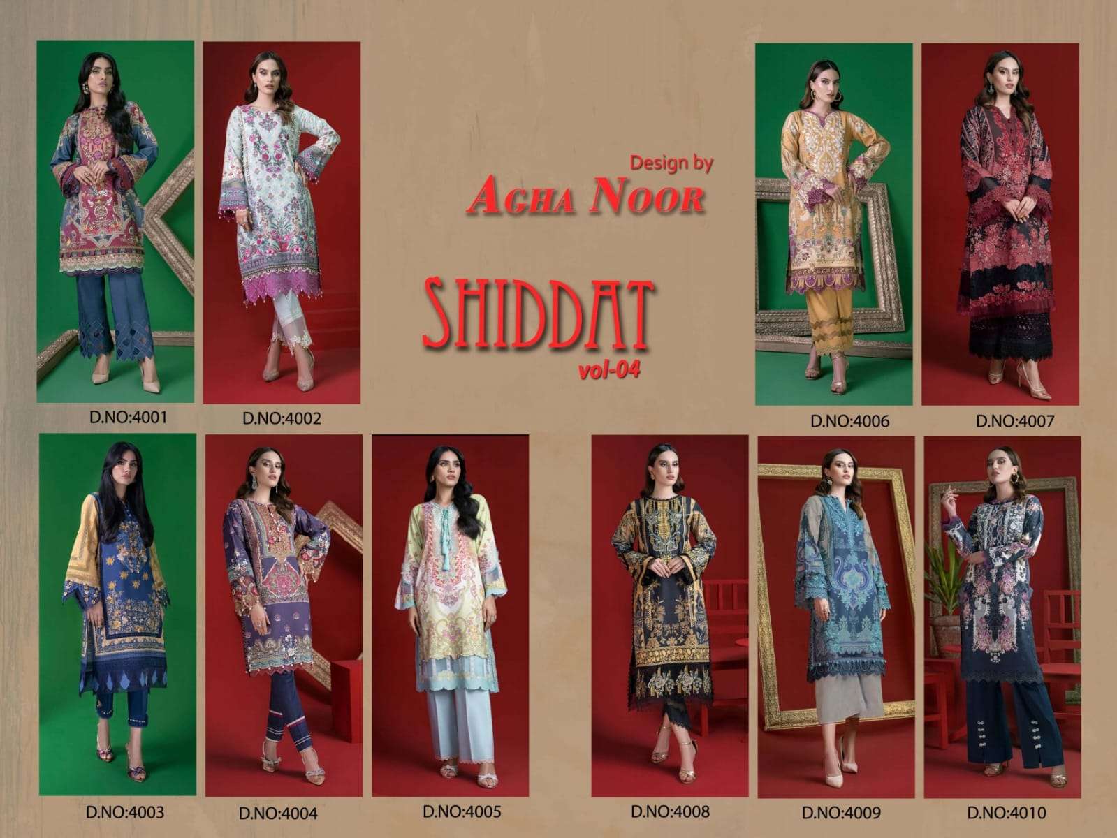 Shiddat Vol-04-Agha-Noor-Asliwholesale-z-Catalog
